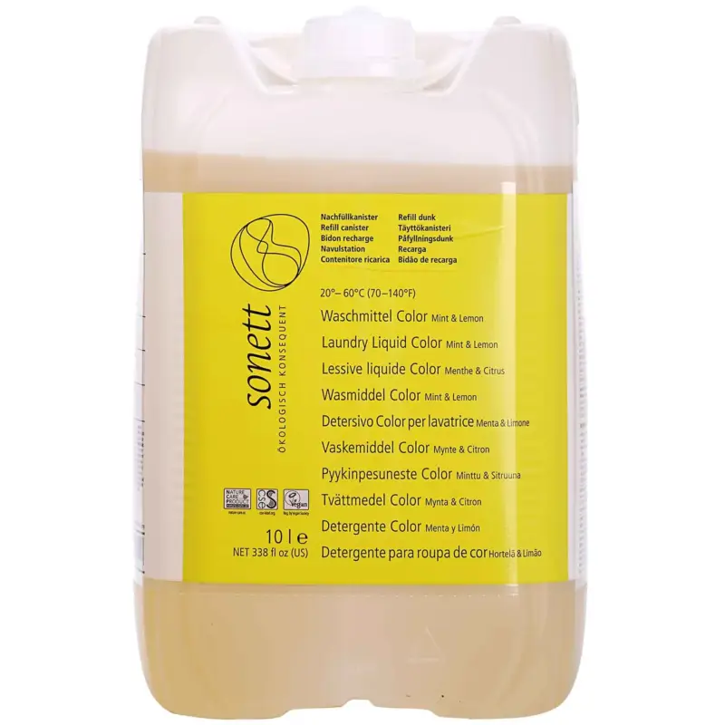 Garantierte Lieferung SONETT Waschmittel color Mint & Lemon flüssig 10 Liter
