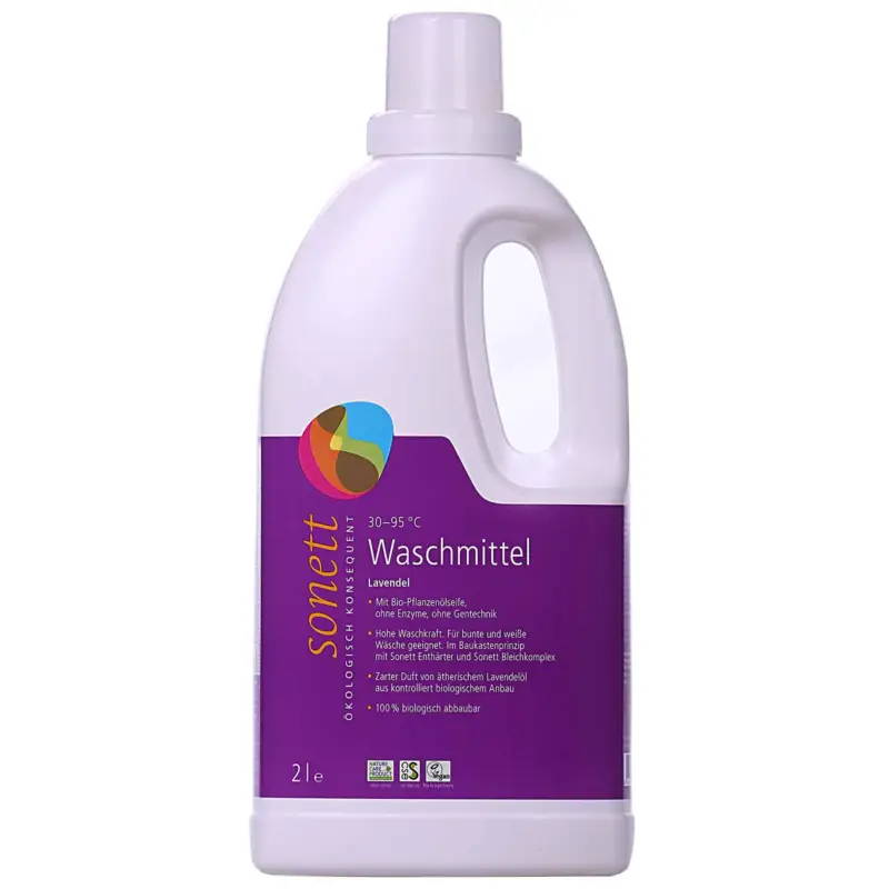 SONETT Waschmittel flüssig Lavendel 2 x 2 Liter Aktuell