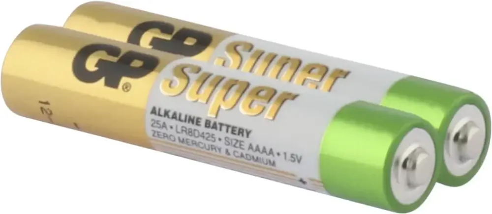 Schneller Versand SUPER AAAA (LR61) Alkaline Batterien, 1,5V - 2 Stück