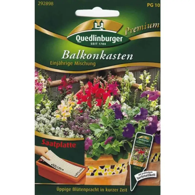 Saatplatte Balkonkastenmischung Bestseller