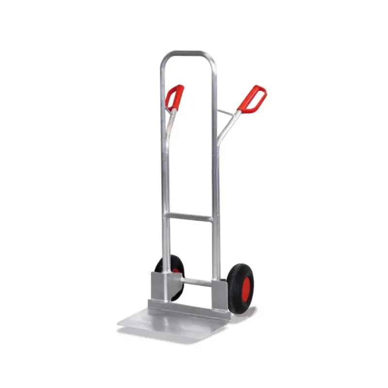 Echt Sackkarre, Alu Sackkarre 200 kg, Luftbereifung, große Schaufel