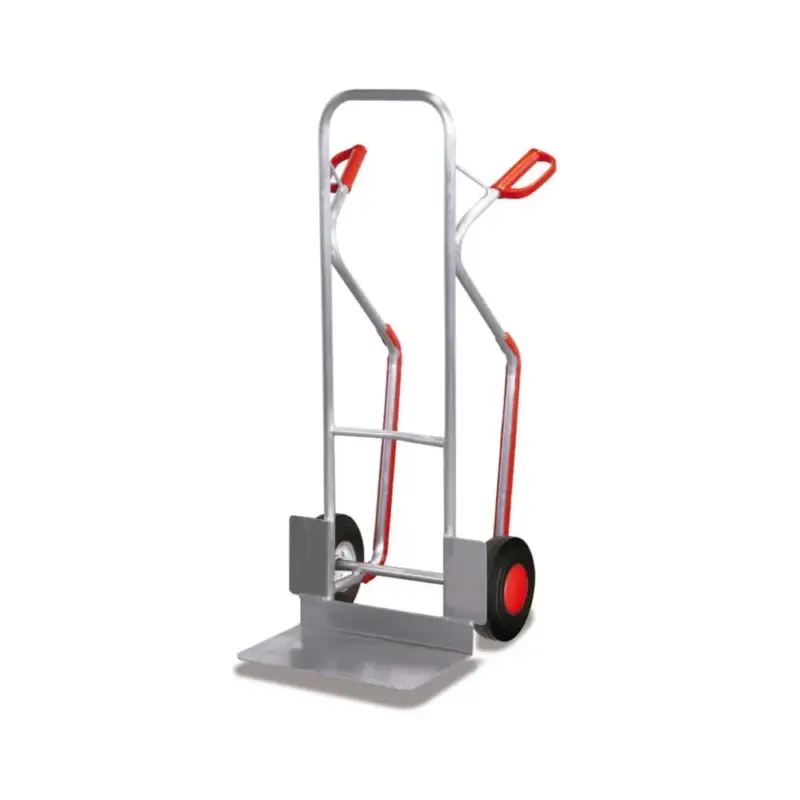 Sackkarre, Alu-Sackkarre 200 kg, mit Schaufel, Gleitkufen, Vollgummibereifung Markenprodukt
