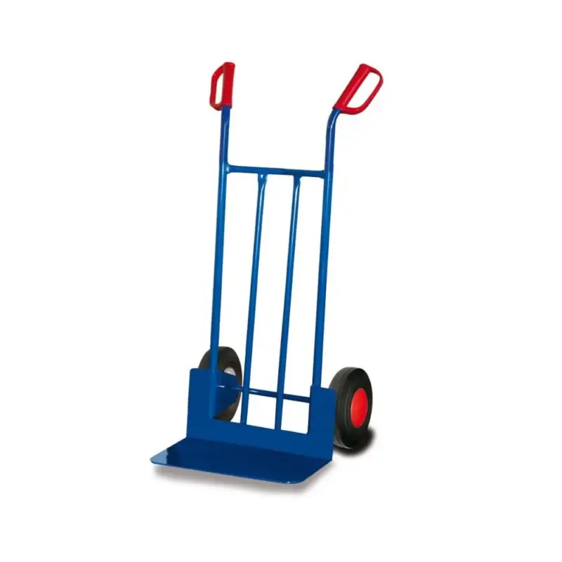Sackkarre, Stahlrohr 250 kg, Vollgummi, große Schaufel Sale