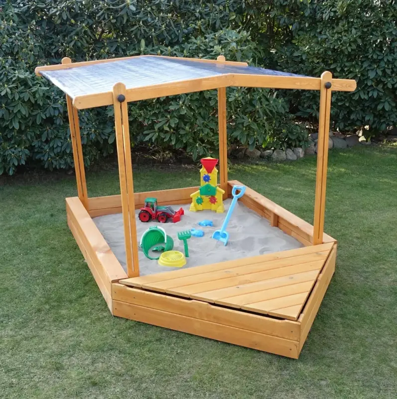Must-Have Sandkasten "MULTI" + Sitzbox