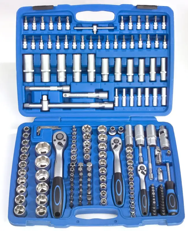 Steckschlüssel Satz, 1/4", 3/8 " + 1/2" Antrieb, 171-teilig Saisonangebot
