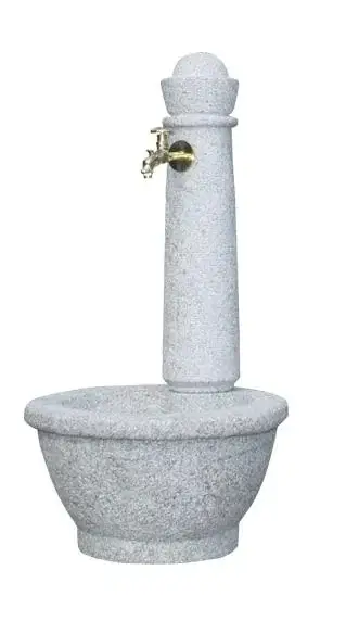 Solange Der Vorrat Reicht Steinbrunnen ROMA, lightgranite
