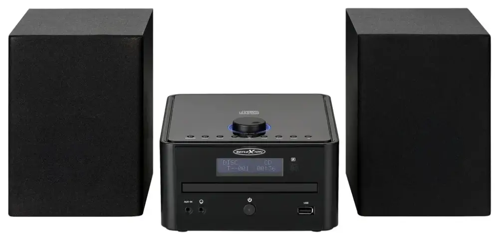 Stereo Micro-HiFi-System mit DAB+/UKW, USB, MP3/CD und Bluetooth Neue Kollektion
