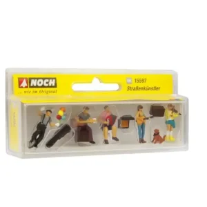 Top-Seller Straßenkünstler, 6 Figuren, Spur H0