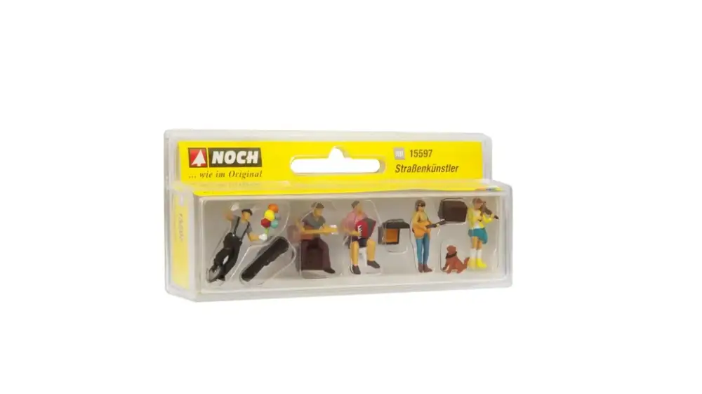 Top-Seller Straßenkünstler, 6 Figuren, Spur H0