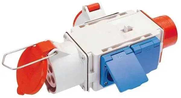 Beliebt Stromverteiler 400V / 16A CEE IP x 4, Spritzwasser geschützt