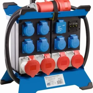 Stromverteiler Stecky DUO 3, 6x Schutzkontakt, 2x CEE400V16A, 2x CEE400V32A, 2x USB, Phasenanzeige, FI40A, 3,4m Bestseller