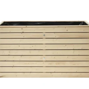 Westmann Hochbeet Asket XL, 160×70×90 cm, Natur – Fichtenholz, rückenschonend Garantierte Lieferung