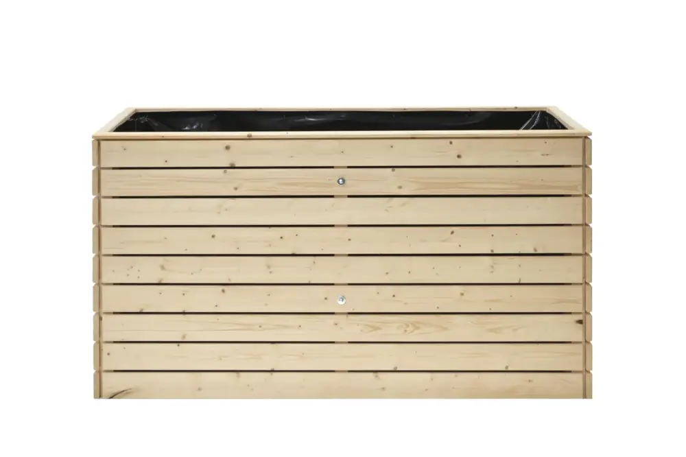Westmann Hochbeet Asket XL, 160×70×90 cm, Natur – Fichtenholz, rückenschonend Garantierte Lieferung