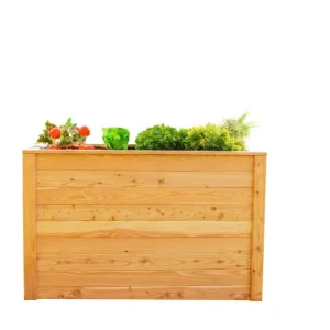 Westmann Hochbeet Klassik 170, 170×90×84 cm, Natur – FSC-Lärchenholz, rückenschonend Versand Am Gleichen Tag