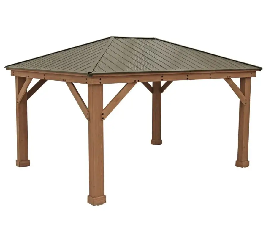 Geprüft Westmann Holzpavillon Devon, 12x16