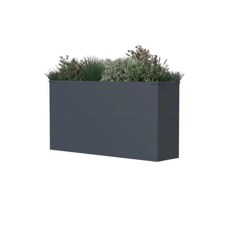 Angebot Westmann Pflanzkasten Talus L Metall anthrazit