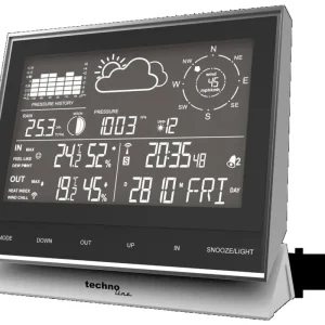 Markenware Wettercenter WS 1700 mit Regen-, Wind- und Thermo-/Hygrosensor
