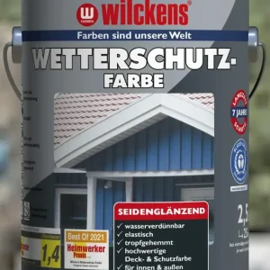 Begrenztes Angebot Wetterschutzfarbe Reinweiß, 2500 ml