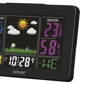 Abverkauf Wetterstation mit Farbdisplay und Funkuhr