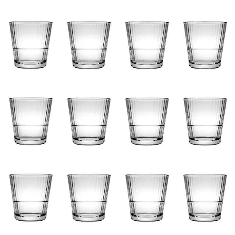 Whiskygläser, Whiskybecher - 12er-Set, Grande Sunray, 390 ml Sonderaktion