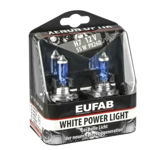 White Power Light 12V H7 2er Set Markenware