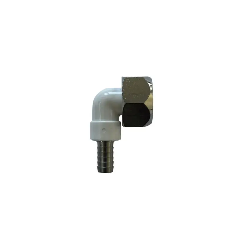Neue Kollektion Winkelverschraubung CNS 90° für Bierschlauch 5/8 Zoll, NW 7mm