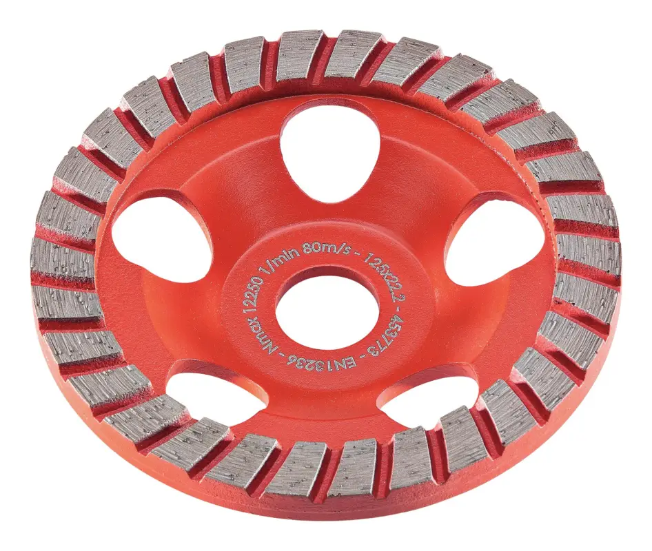 Must-Have Flex Turbo-Jet II D125 22,2 Diamantschleifteller Turbo-Jet II Dm. 125 mm