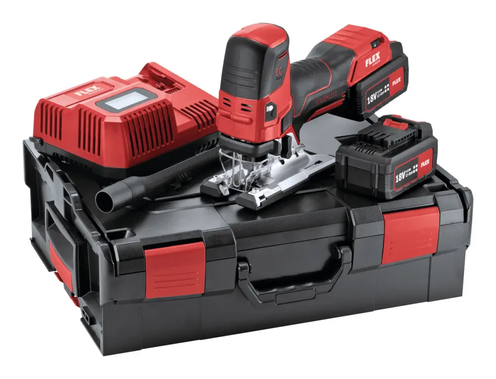 Flex JS 18.0-EC/5.0 Set Akku-Stichsäge 18 V 2 x 5 Ah Li-Ion in L-BOXX® Bestseller