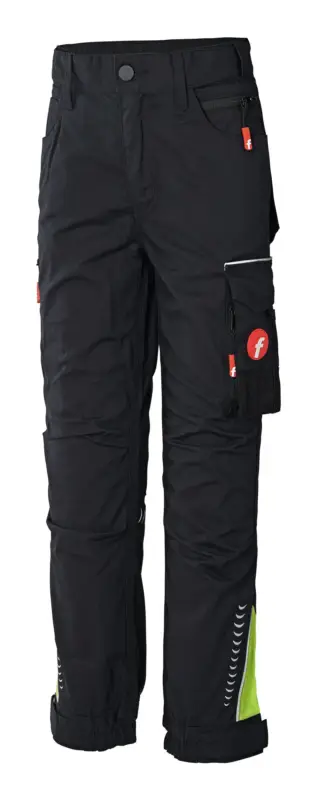 Fortis Kids-Cargohose Performance schwarz/lime Größe 98-104 Online Kaufen