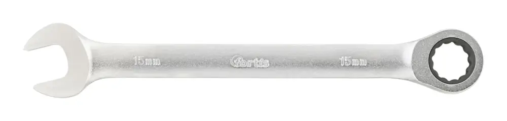 Preisreduziert Fortis Maul-Ringratschenschlüssel gerade 15 mm