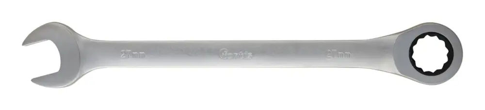 Fortis Maul-Ringratschenschlüssel gerade 27 mm Geprüft