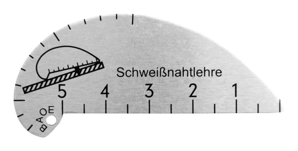 Schnäppchen Fortis Schweißnahtlehre kurvenförmig