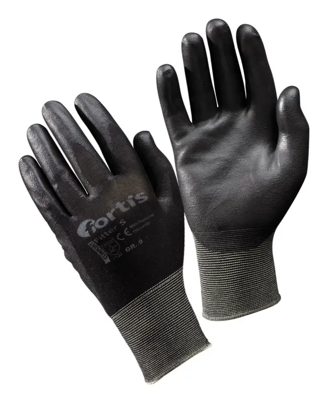 Fortis Strickhandschuh Fitter PU, schwarz, SB-verpackt, Größe 10(Verpackungseinheit: 12Paar) Günstig