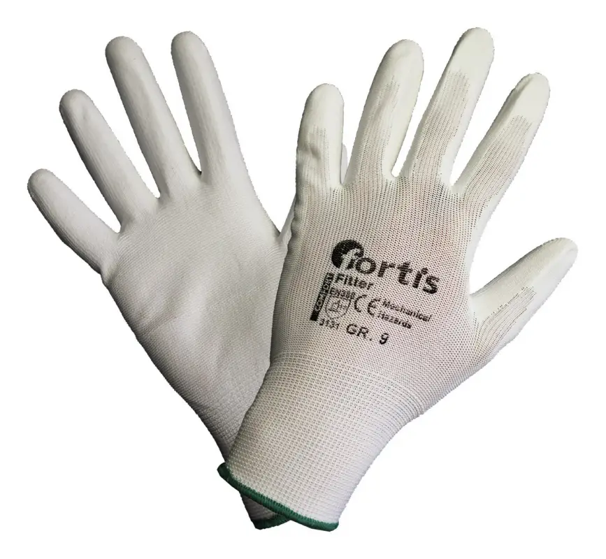 Fortis Strickhandschuh Fitter PU, weiß, SB-verpackt, Größe 7(Verpackungseinheit: 12Paar) Must-Have