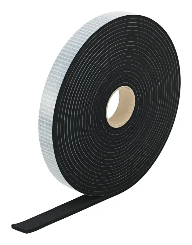 Nur Heute Fortis Zellkautschukstreifen EPDM, 38 x 5 mm, 10m einseitig selbstklebend(Verpackungseinheit: 10Meter)