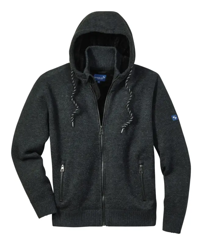 Finale Aktion Scheibler Strickjacke Schärding anthrazit/schwarz-meliert