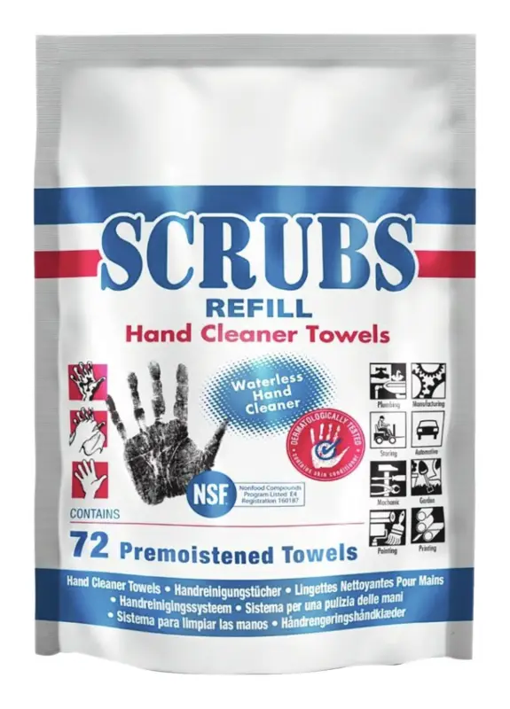 Knallerangebot Scrubs Refill Nachfüll-Pack, 72 Tücher mit NFS Freigabe Zertifikat Nummer 160187