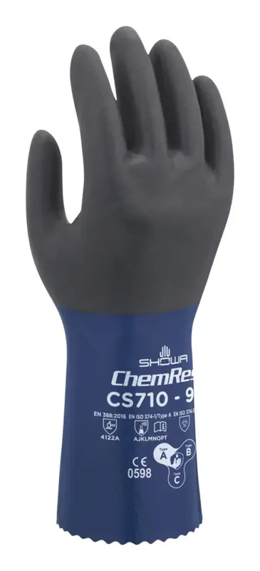 Online Kaufen Showa Chemikalienschutzhandschuh CS710 Größe XL(Verpackungseinheit: 10Paar)