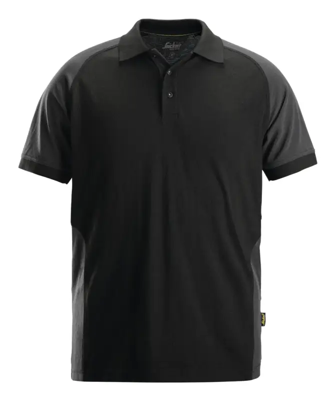 Ausverkauf Snickers Workwear Poloshirt 2750, 2-Farben, M, schwarz-stahlgrau