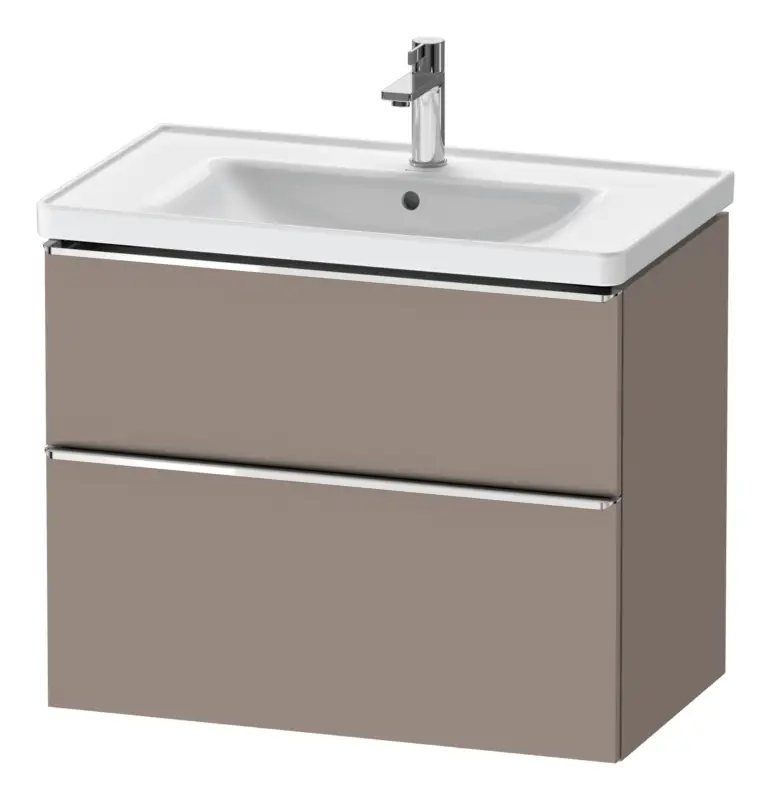 Bestpreis Duravit D-Neo Waschtischunterschrank für 236780 mit 2 Auszügen Griff Chrom Hochglanz 784 x 625 x 452 mm - Basalt Matt
