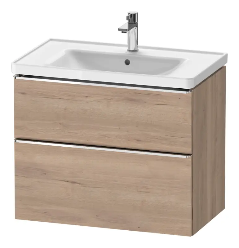 Saisonangebot Duravit D-Neo Waschtischunterschrank für 236780 mit 2 Auszügen Griff Chrom Hochglanz 784 x 625 x 452 mm - Eiche Marmoriert Matt