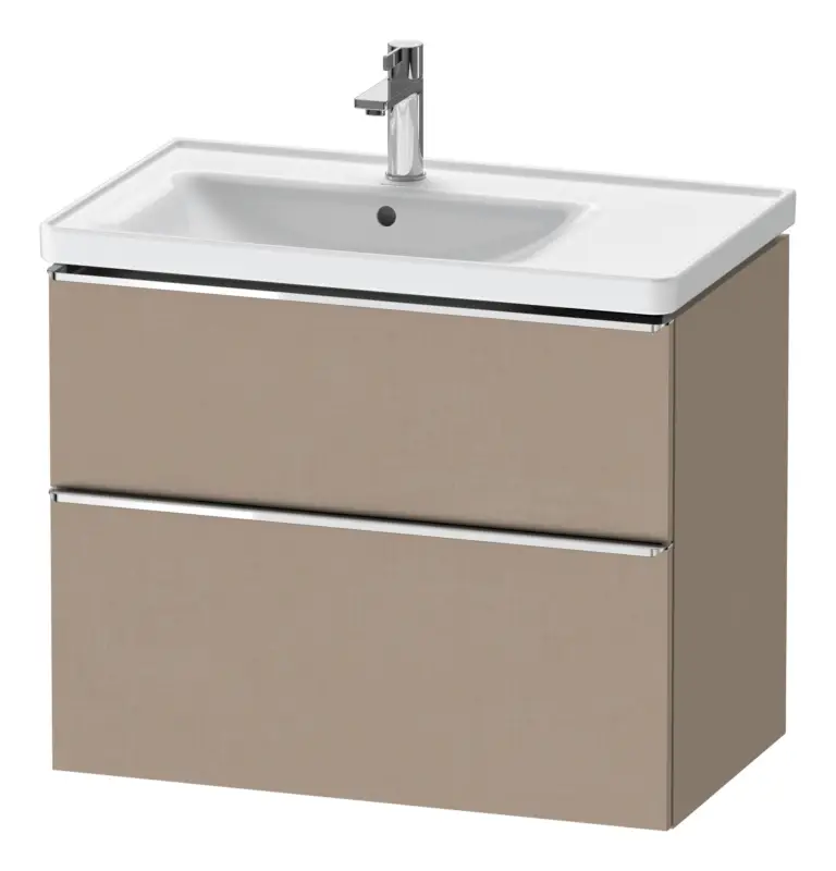 Angebot Duravit D-Neo Waschtischunterschrank für 236980 mit 2 Auszügen Griff Chrom Hochglanz 784 x 625 x 452 mm - Leinen Matt