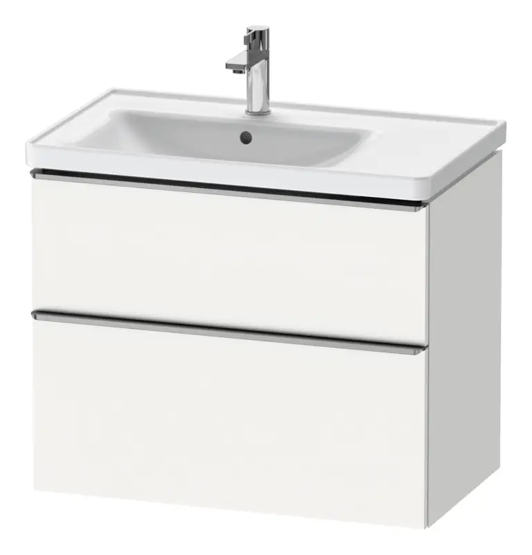 Duravit D-Neo Waschtischunterschrank für 236980 mit 2 Auszügen Griff Edelstahl Gebürstet 784 x 625 x 452 mm - Weiß Matt Billig