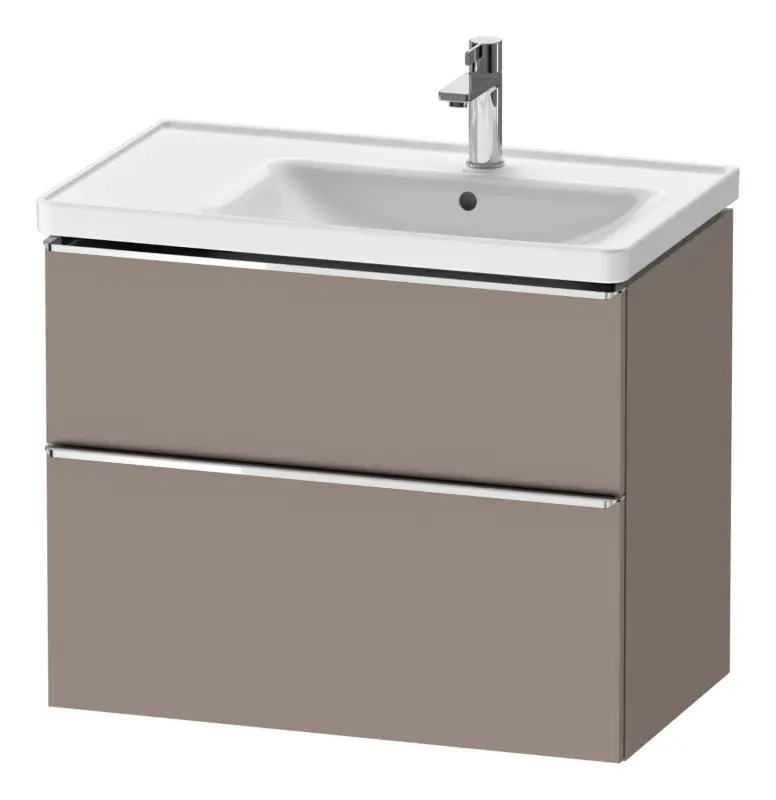 Versand Am Gleichen Tag Duravit D-Neo Waschtischunterschrank für 237080 mit 2 Auszügen Griff Chrom Hochglanz 784 x 625 x 452 mm - Basalt Matt