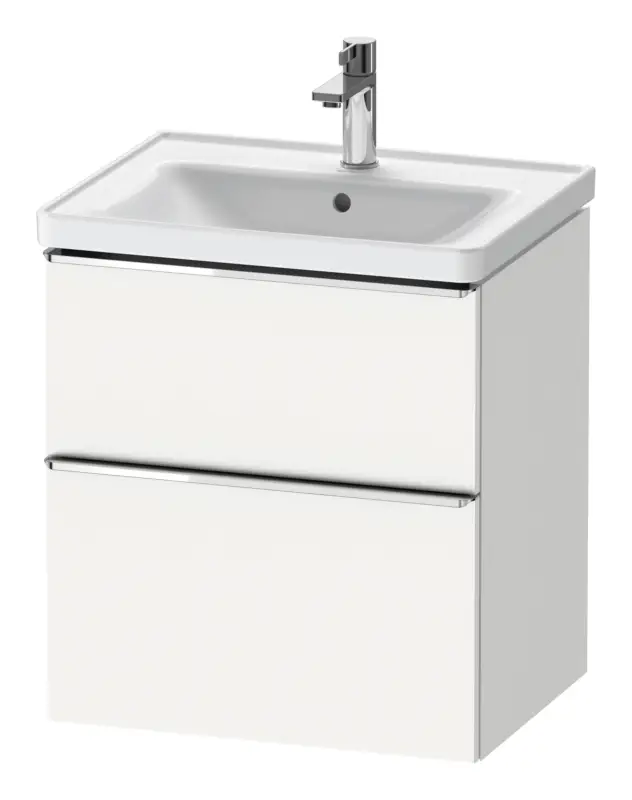 Heißes Angebot Duravit D-Neo Waschtischunterschrank mit 2 Auszügen Griff Chrom Hochglanz 584 x 625 x 452 mm - Weiß Matt