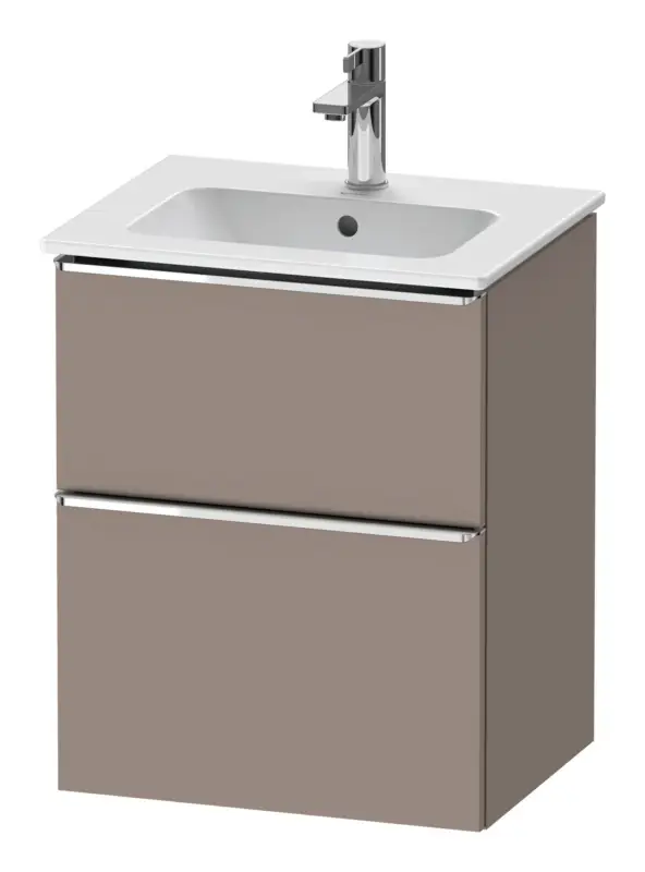 Duravit D-Neo Waschtischunterschrank mit 2 Auszügen Griff Chrom Hochglanz 510 x 625 x 402 mm - Basalt Matt Sofort Bestellen