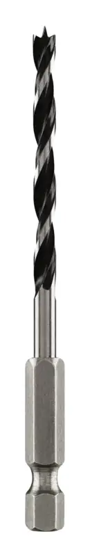 Abverkauf Bosch Zubehör Holzspiralbohrer-HSS, 1/4"-Sechskantschaft, 4 x 87 mm(Verpackungseinheit: 2Stück)