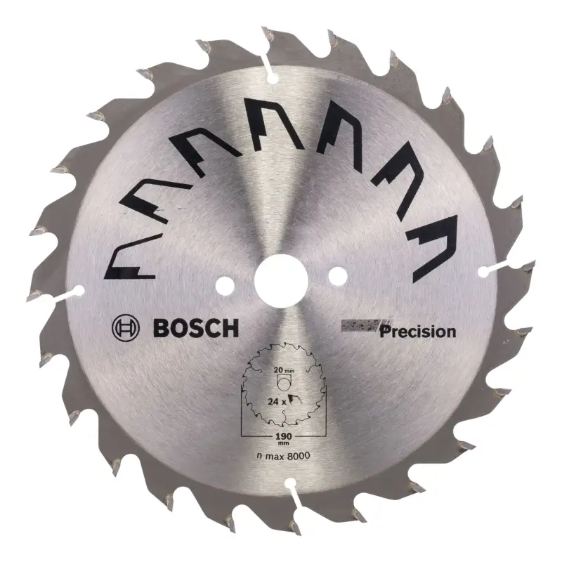 Bosch Zubehör Kreissägeblatt Precision, 190 x 20 mm, Zähnezahl 24 Preiswert