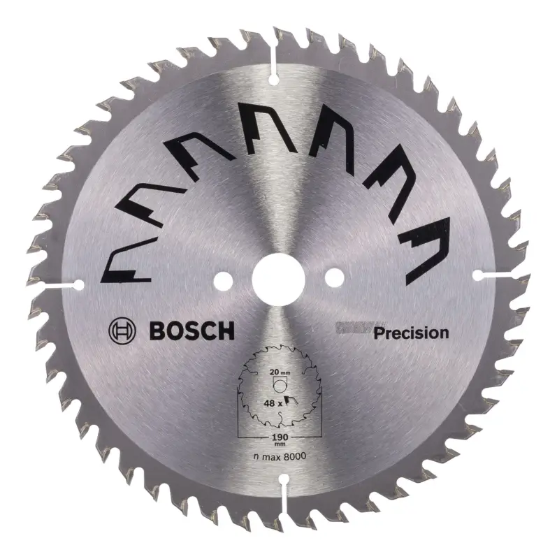 Bosch Zubehör Kreissägeblatt Precision, 190 x 20 mm, Zähnezahl 48 Direktkauf