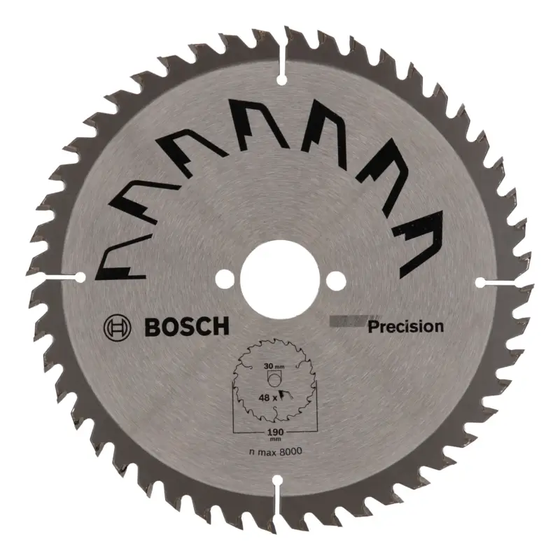 Must-Have Bosch Zubehör Kreissägeblatt Precision, 190 x 30 mm, Zähnezahl 48